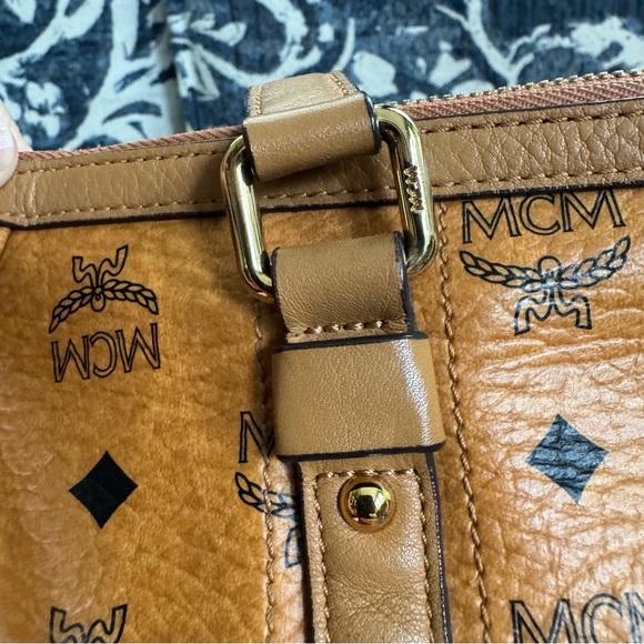MCM Cognac Visetos Tote - Picture 7 of 12